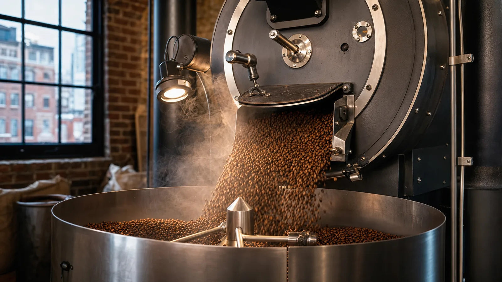 Small-batch coffee roasting completed in Montreal at Escape