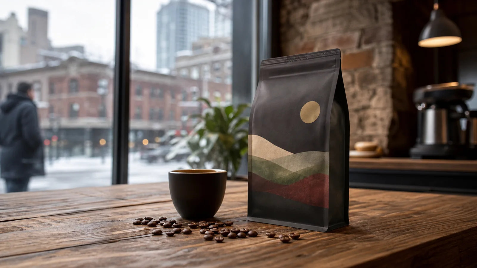 Bag of Kenyan SL28 coffee roasted by Escape in Montreal